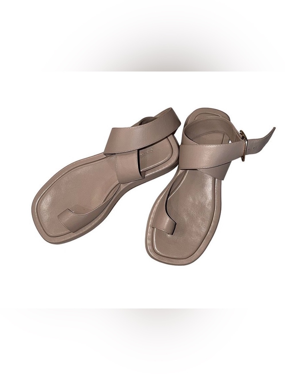 GIA/RHW Rosie 4 Taupe Sandal Size 39 Wrap Ankle Strap